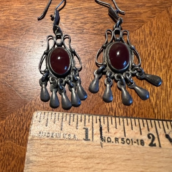 Cabochon earrings from Egypt - Picture 3 of 6